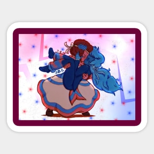 I Now Pronounce You...Garnet Sticker